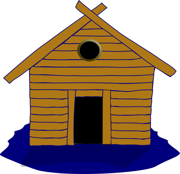 Lodge Clipart Collection Clipart Free Library - Stick House Cartoon Png (600x579), Png Download
