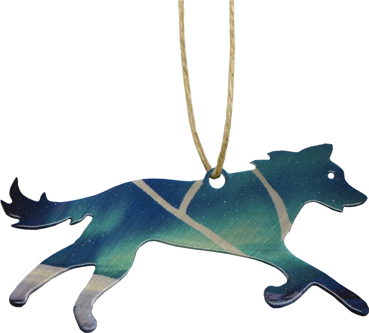 Dog Sled Ornament (1500x1500), Png Download