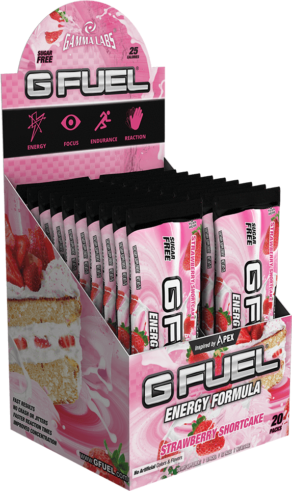 G Fuel Strawberry Shortcake (1024x1024), Png Download