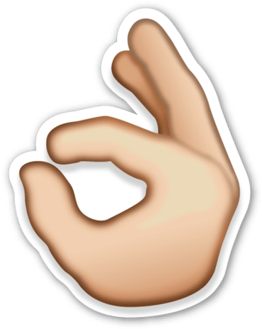 Descargar - Finger Emoji Transparent (382x480), Png Download