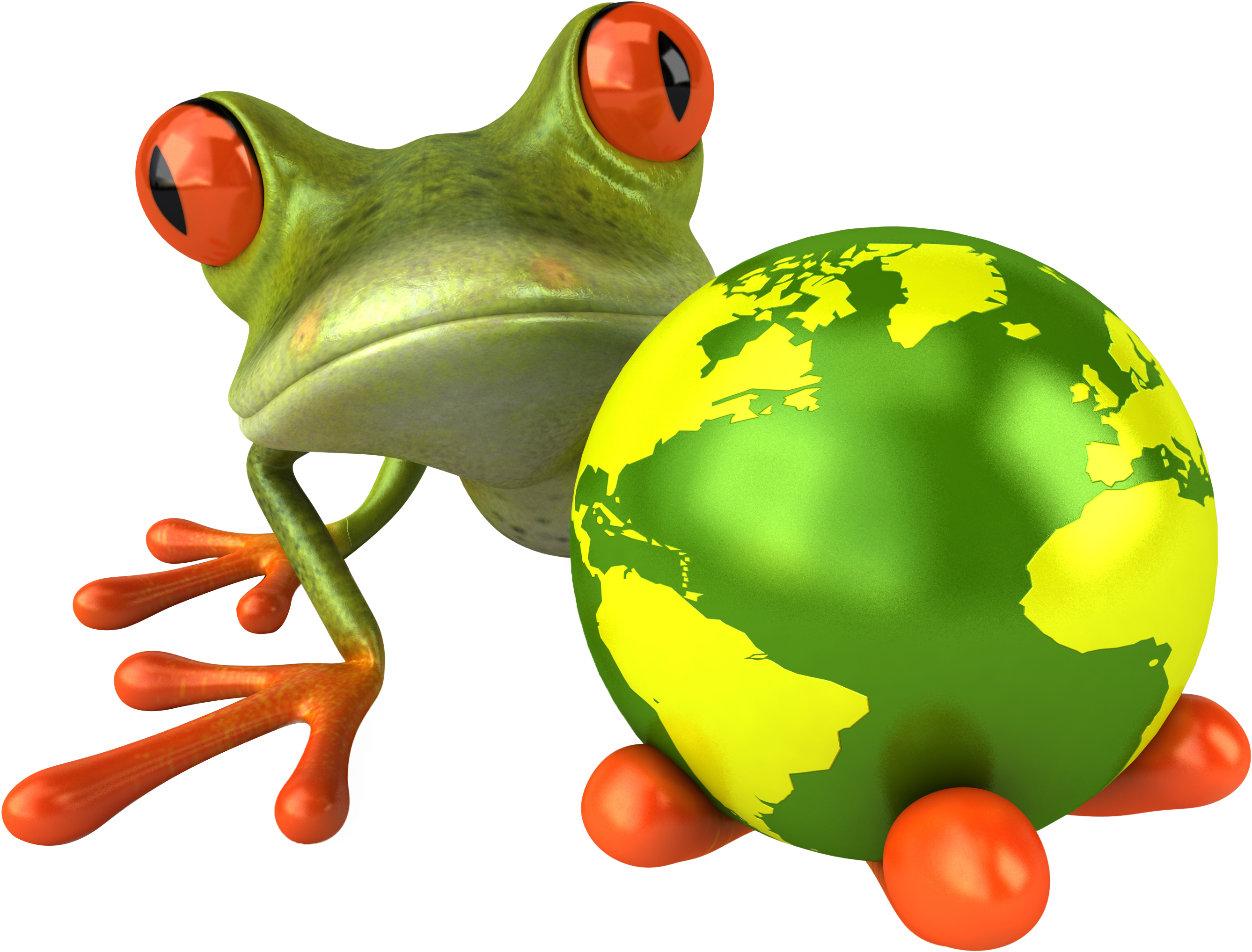 Green Frog Clipart Transparent Background - Foundation Science For Iit-jee/ Neet/ Ntse/ Olympiad (3200x2400), Png Download