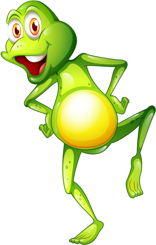 Png Cute Frogsfunny - Three Frog Cartoon (524x800), Png Download
