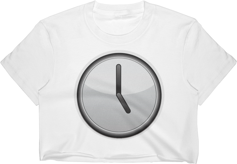 Emoji Crop Top T-shirt - Number (1000x1000), Png Download