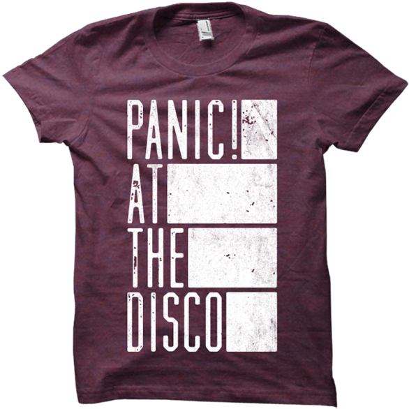 Panic Disco Shirt - T Shirts Panic At The Disco (600x600), Png Download