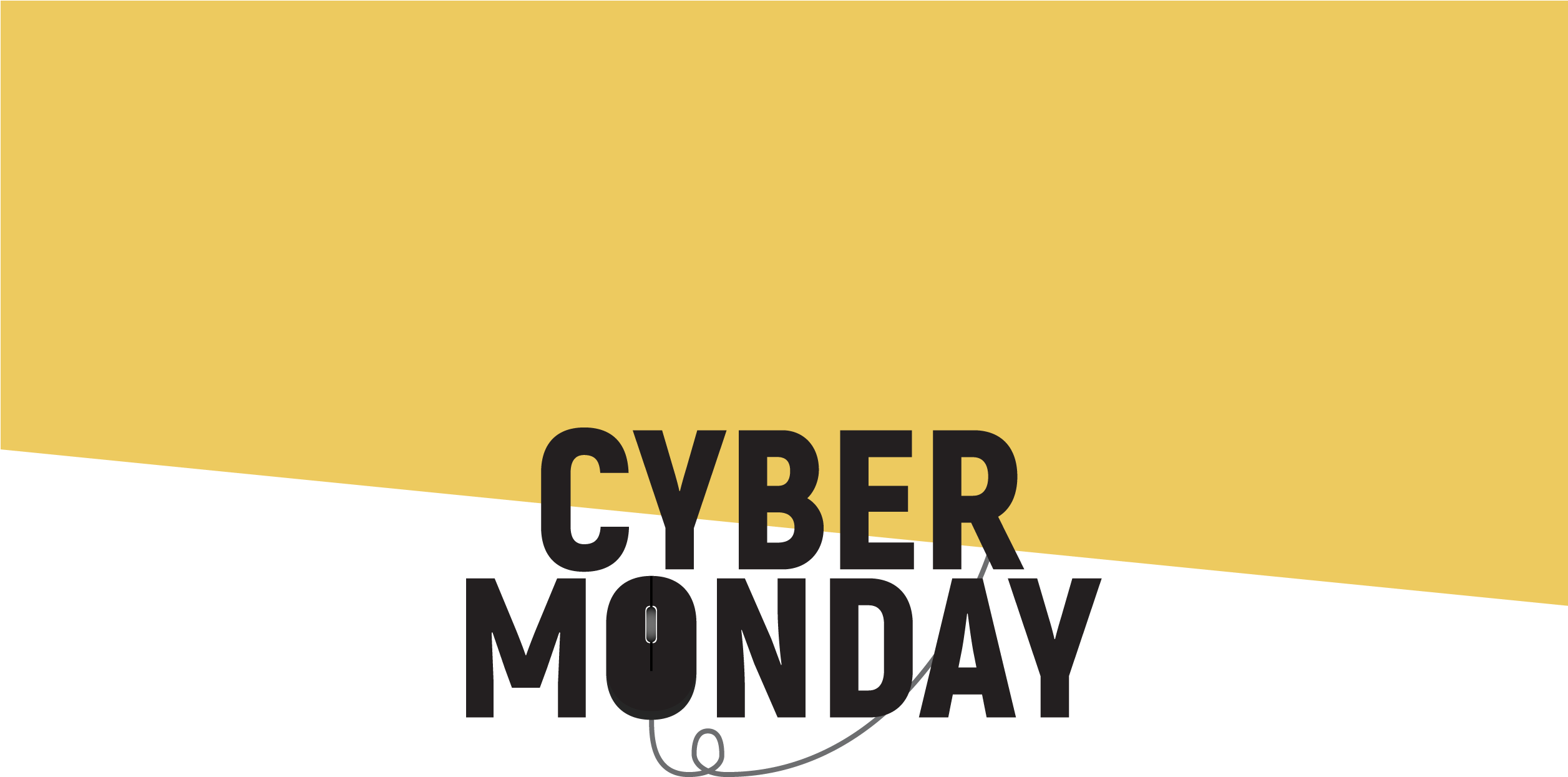 Savings Available Until Monday At Midnight - Cyber Monday (2512x1263), Png Download