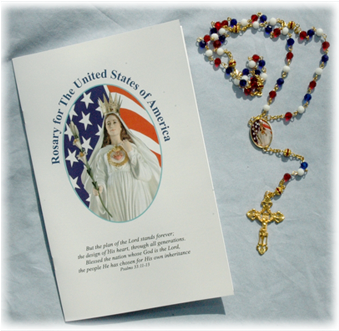 United States Rosary - Our Lady Of America Rosary (350x350), Png Download