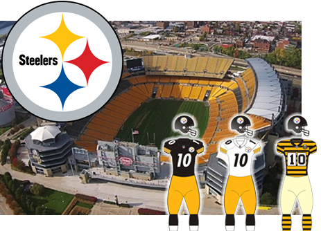 Pittsburgh Steelers - Pittsburgh Steelers Die-cut Decal - 8'x8' Color (463x334), Png Download