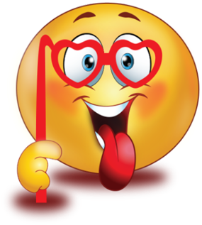 Red Heart Crazy Glasses - Glasses (384x384), Png Download