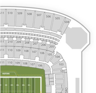 Section 332 Husky Stadium (350x350), Png Download
