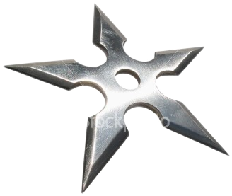 Shuriken Png Shuriken Gigante De Origami - Armas Japonesas Png (380x333), Png Download