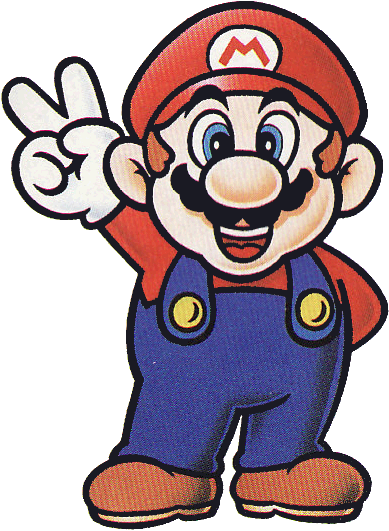 Mario Artwork - Super Mario Classic Artwork (389x531), Png Download