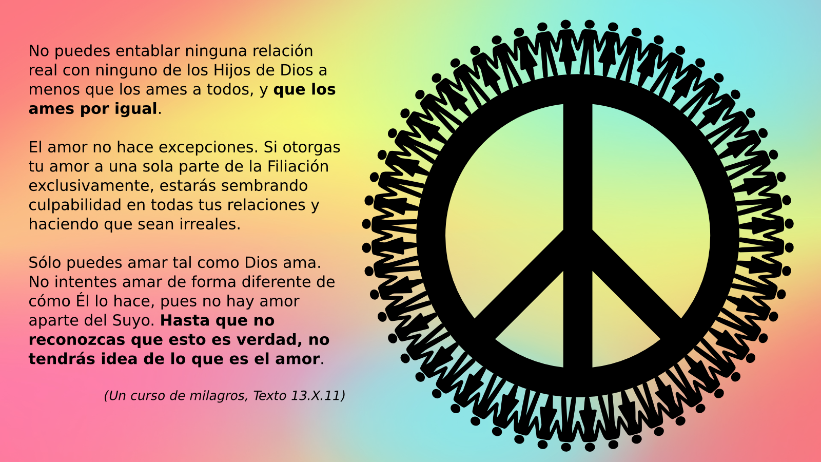 Amor Y Paz - Poster On World Population Day (1600x900), Png Download