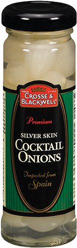 Premium Silver Skin Cocktail Onions - Crosse & Blackwell Cocktail Onions, Silver Skin (300x500), Png Download