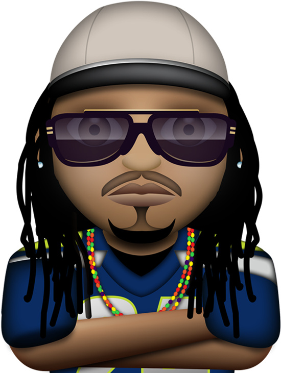 Marshawn - ' - Nfl Player Emoji (800x800), Png Download