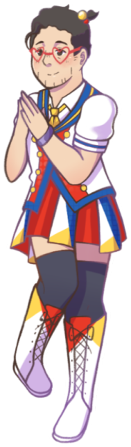 Idol Au That Nobody Asked For - Cartoon (351x750), Png Download