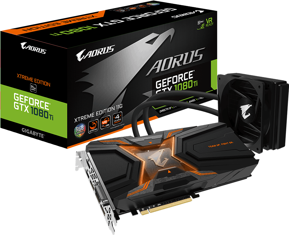 Gigabyte Aorus 1080 Ti (1000x1000), Png Download