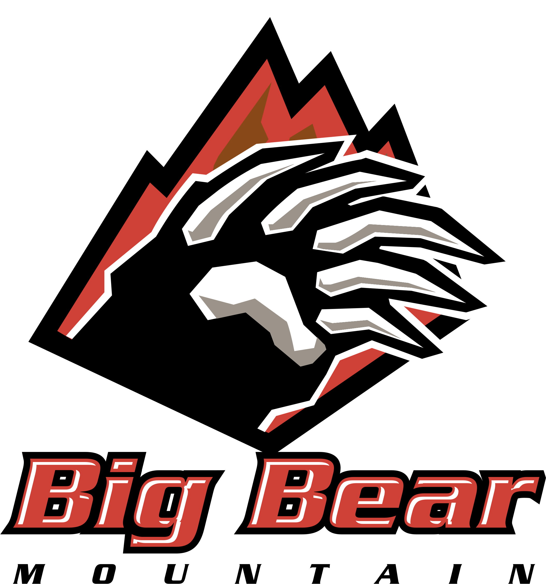 Big Bear Mountain Logo Png Transparent - Big Bear Mountain Logo (2400x2400), Png Download