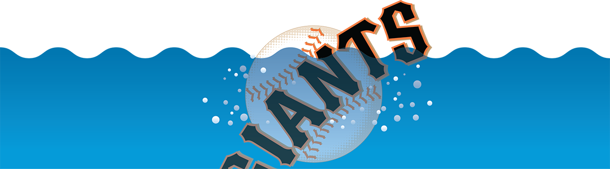 John Blanchard / The Chronicle - Wincraft San Francisco Giants Official Mlb 8 Inch X (1200x333), Png Download