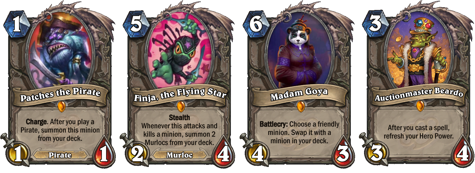The Aggro Menace - Hearthstone (1584x572), Png Download