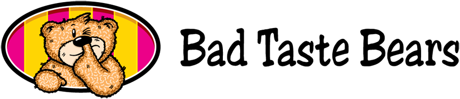 Bad Taste Bears Logo (900x194), Png Download