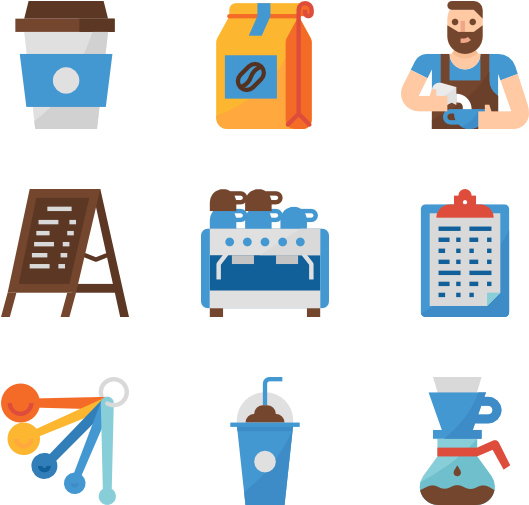 Coffee Shop - Baristar Icon Png (600x564), Png Download