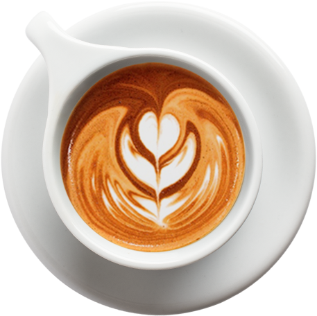 Free Coffee Png Picture Free Download - Coffee Latte Art Png (457x456), Png Download