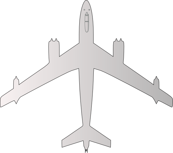 Boeing Fly Sky Clip Art - Clip Art (600x532), Png Download