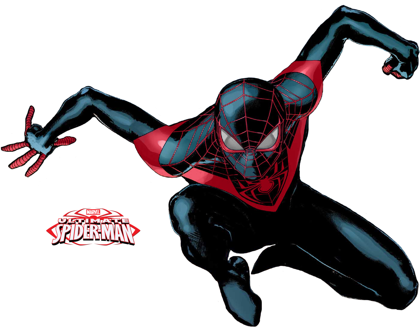 Free Download Spider Woman Spider Man Deadpool Spider - Miles Morales Ultimate Spiderman (1422x1095), Png Download