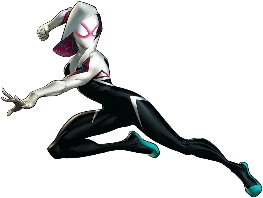 Spider-gwen Portrait Art - Marvel Spider Gwen (1024x1024), Png Download