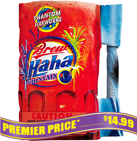 Brew Ha Ha Fountain - Brew Haha Firework (500x500), Png Download