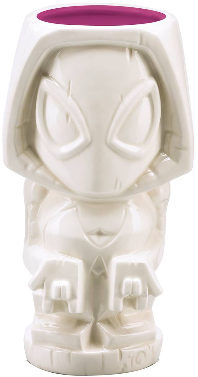 Marvel Heroes Spider-gwen Geeki Tiki Glass - Geeki Tiki Spider Gwen (1050x1500), Png Download