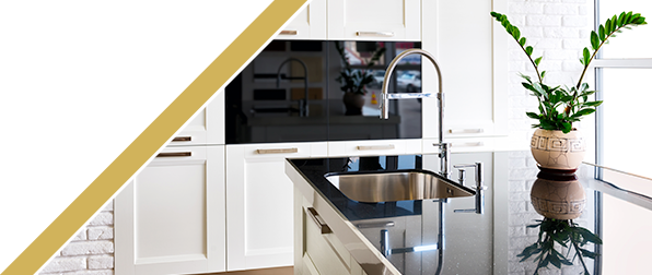 Kitchen Countertops - Kitchen (596x252), Png Download