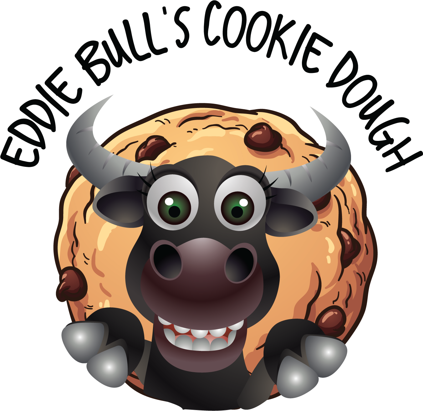 Eddie Bulls Logo - Eddie Bulls Cookie Dough (1392x1347), Png Download