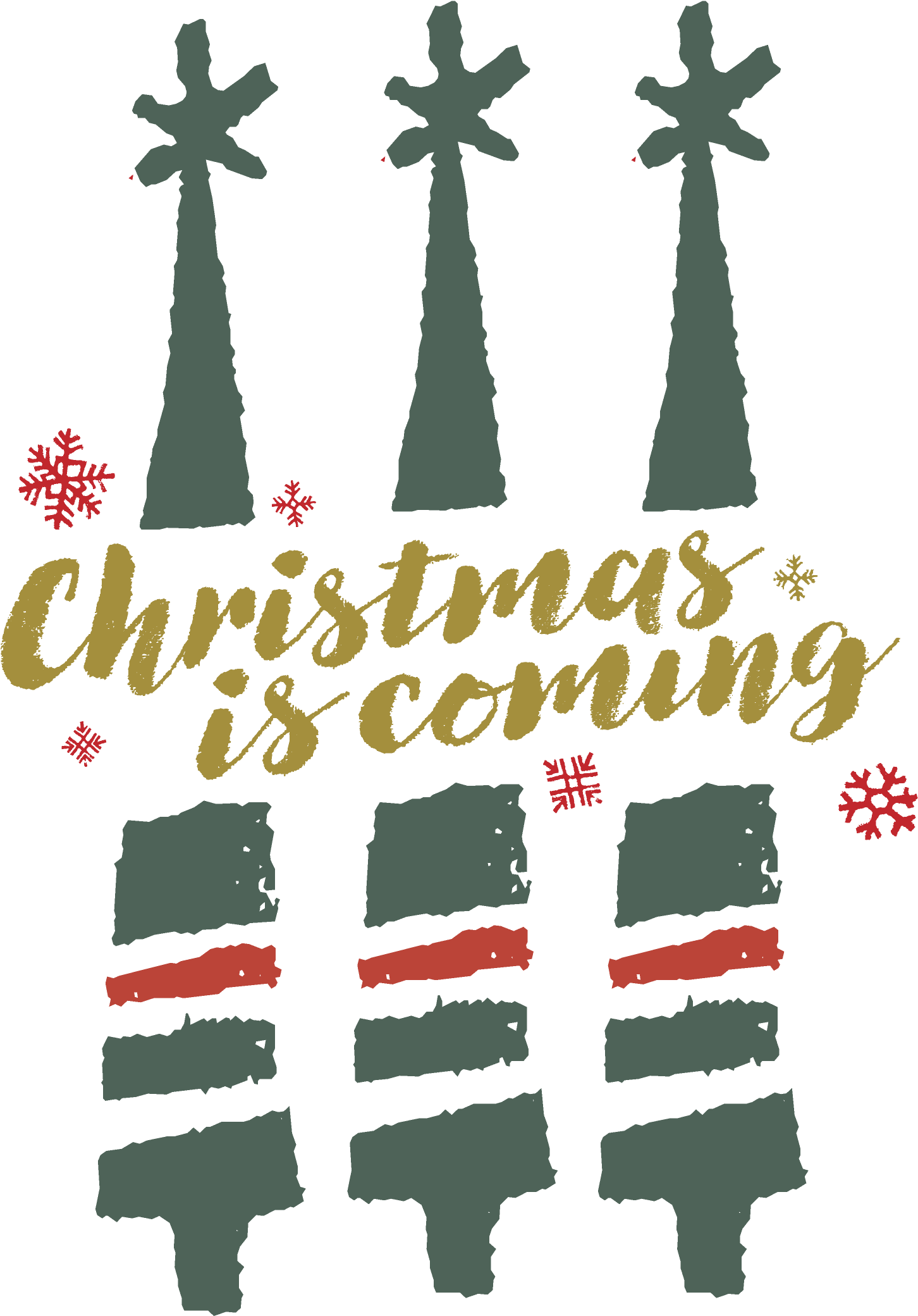 Courtyard Xmas Banner Graphic Gold Large - Christmas Tree (4260x2840), Png Download
