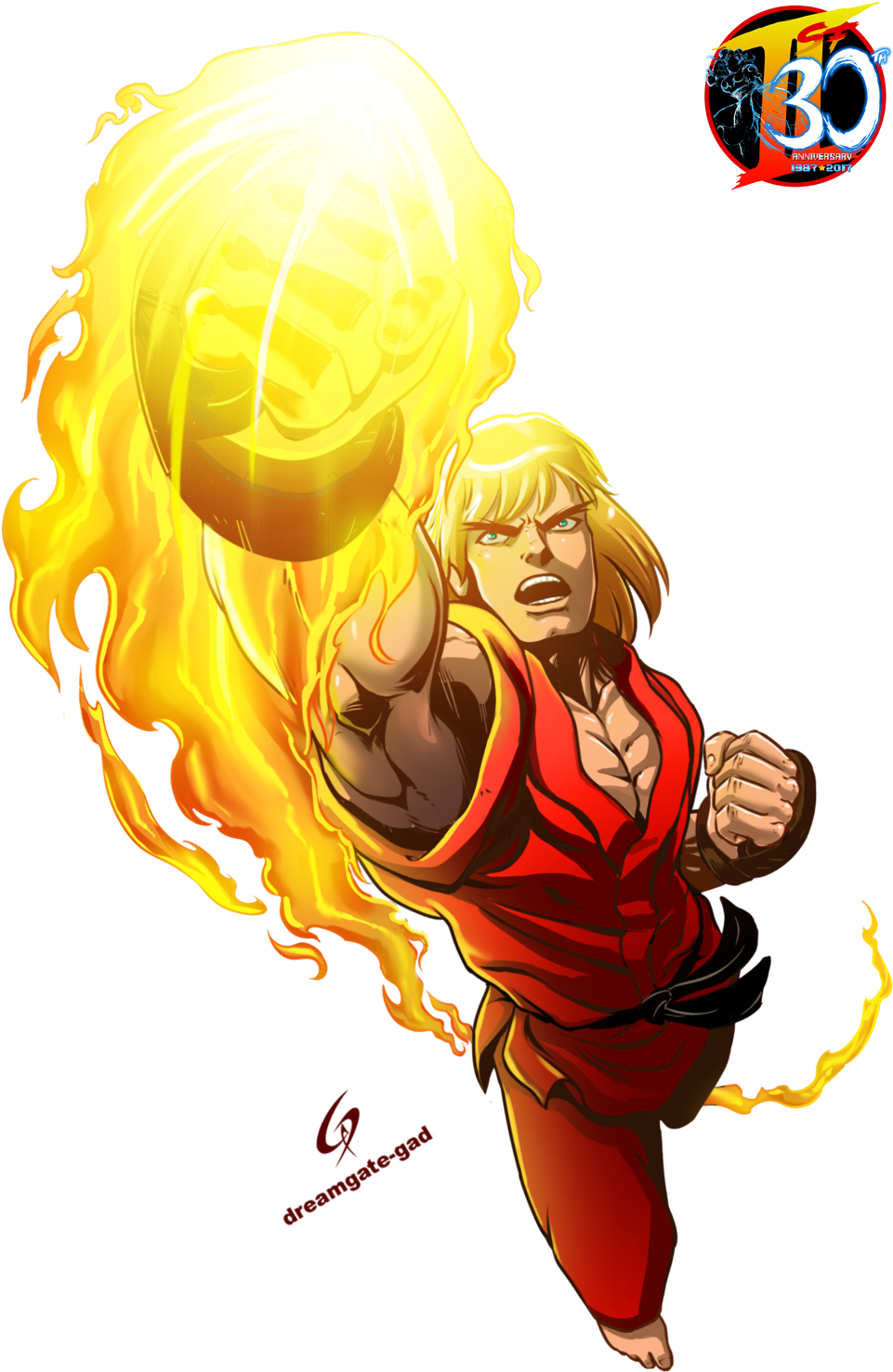 The Street Fighter 30th Tribute - Street Fighter (981x1536), Png Download