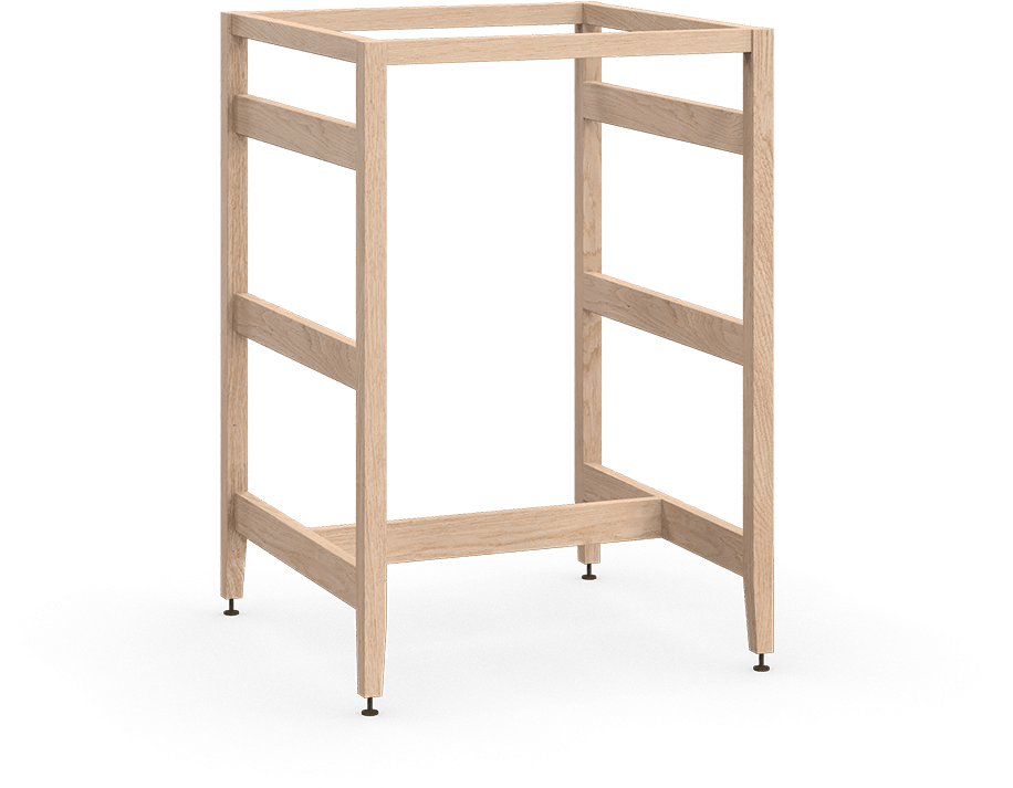 Coquo Radix White Oak Solid Wood Modular Kitchen Lunch - Modulo Operation (1112x1350), Png Download