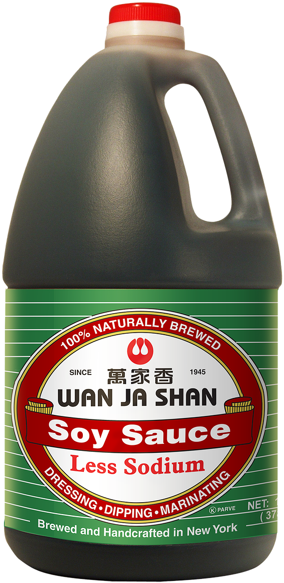 Less Sodium Soy Sauce (757x1280), Png Download