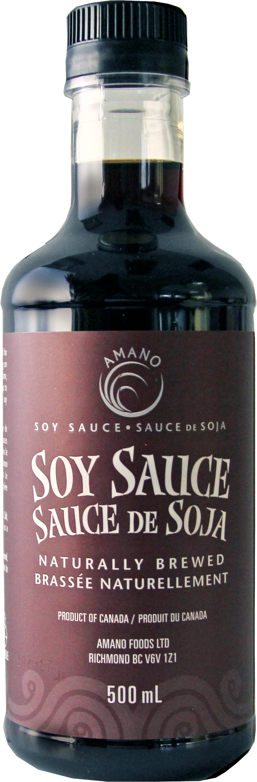 500ml - Kikkoman Soy Sauce (1738x2894), Png Download