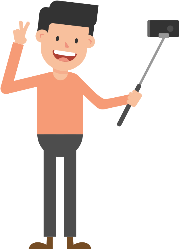 Open - Taking Photos Cartoon Gif (2000x1125), Png Download