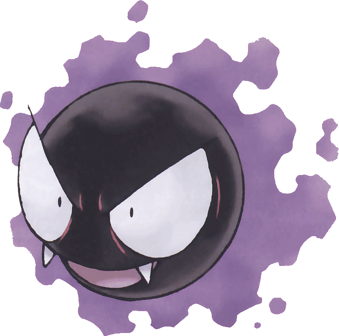 Gastly - Ghastly Pokemon (682x676), Png Download