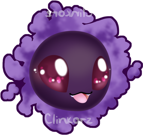 Gastly V2 By Clinkorz On Deviantart - Photograph (600x600), Png Download