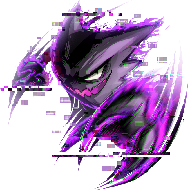 Haunter By Kawiku - Pokemon Haunter Fan Art (662x662), Png Download