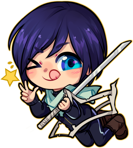 Views - Yato Chibi Noragami (500x500), Png Download