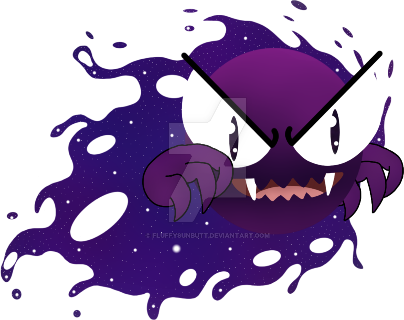 Gastly Gaster By Fluffysunbutt Picture Transparent - Illustration (1024x640), Png Download