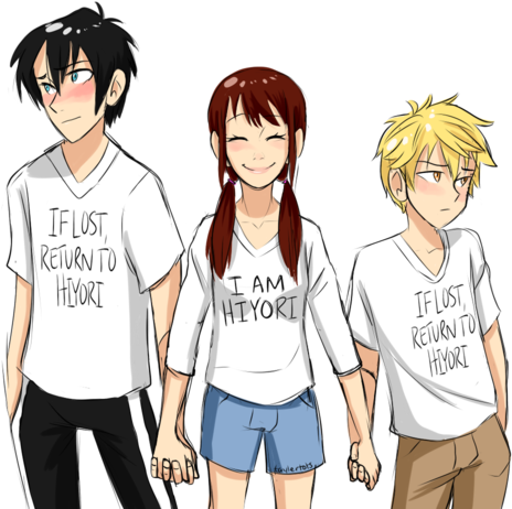 Noragami Hintergrund Titled Noragami - Noragami Yato Hiyori And Yukine (500x500), Png Download