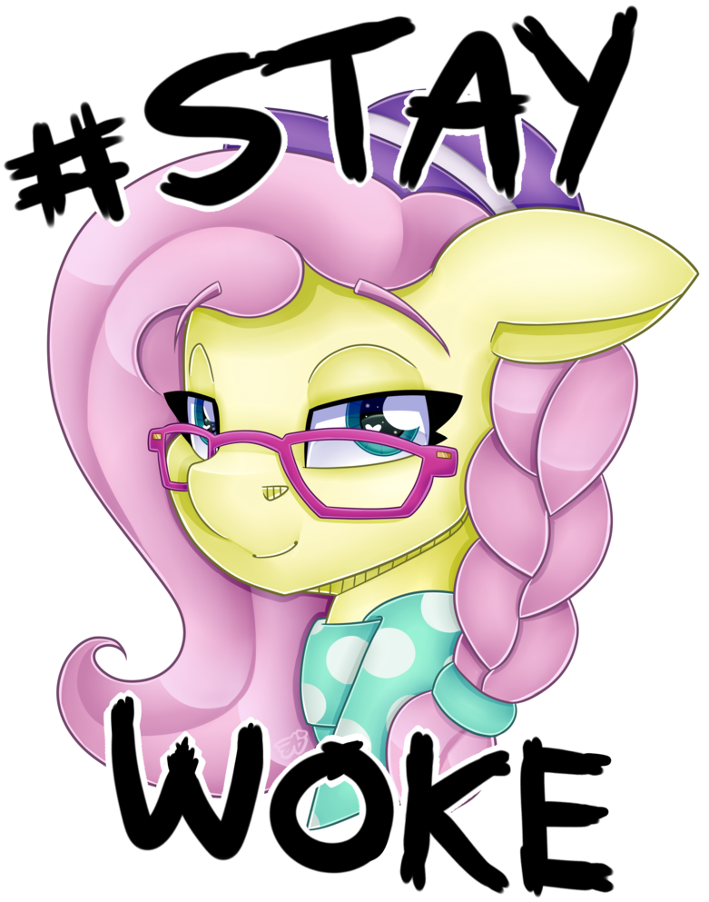 Alternate Costumes Hairstyle Version Braid - Fluttershy Woke (795x1024), Png Download