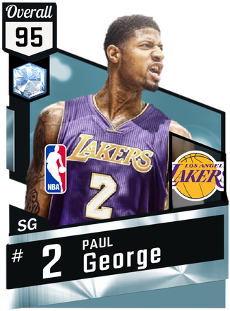 Paul George To The Lakers - Reggie Miller Nba 2k17 (325x475), Png Download