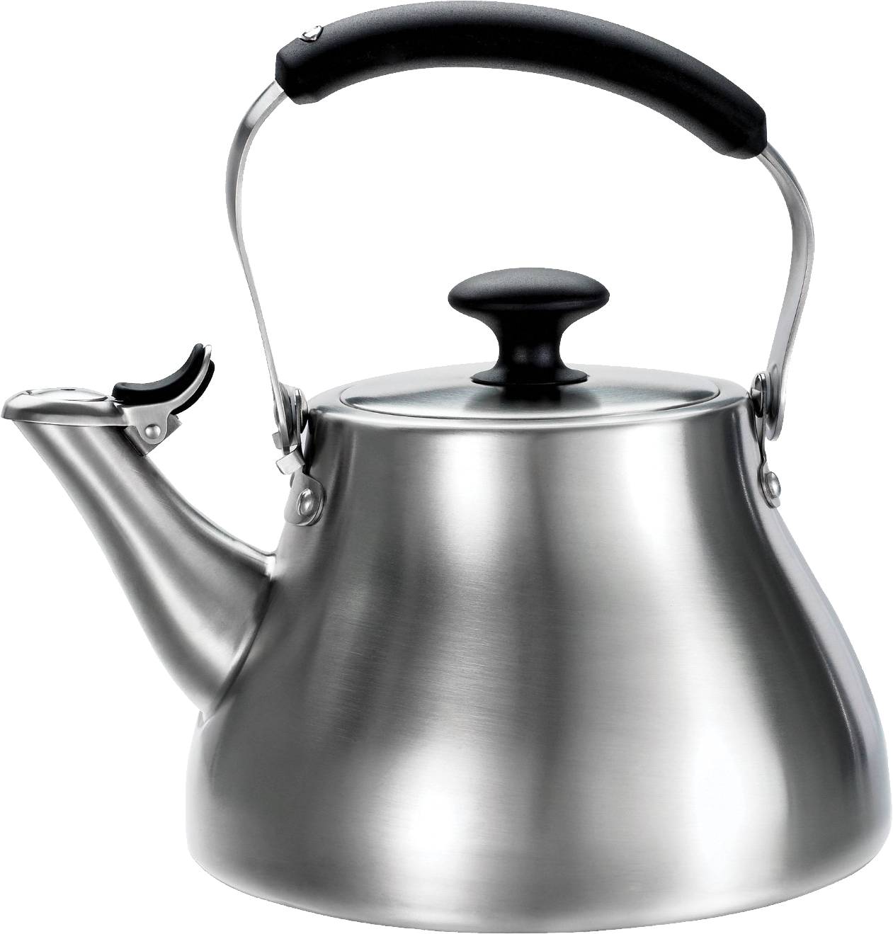 Kettle Png Image - Oxo Good Grips 1.7 Qt Classic Tea Kettle, Brushed Stainless (1261x1319), Png Download