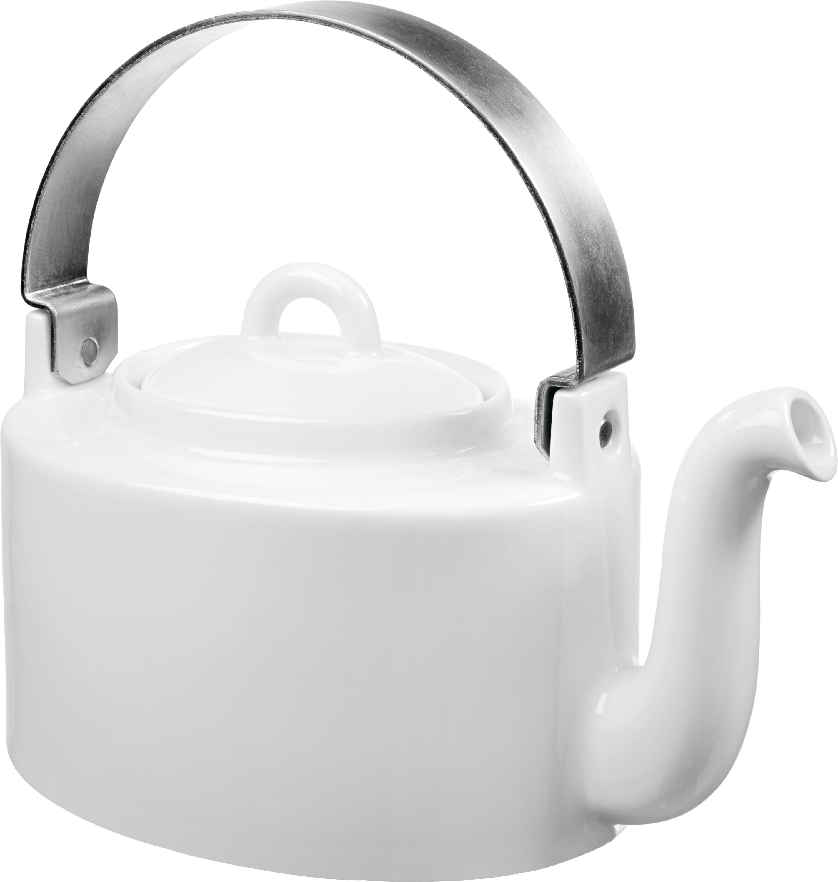 Porcelain Tea Kettle - Teapot (2849x3000), Png Download
