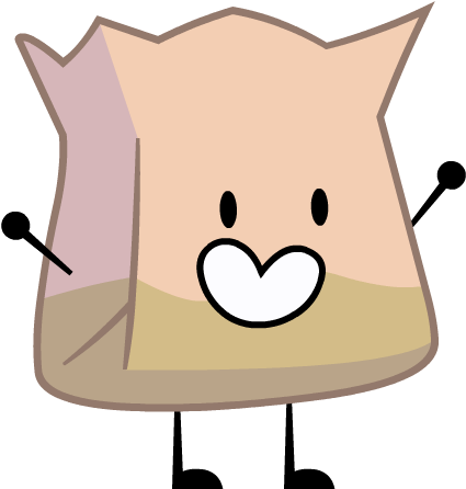 Barf Bag - Bfdi Barf Bag (434x445), Png Download
